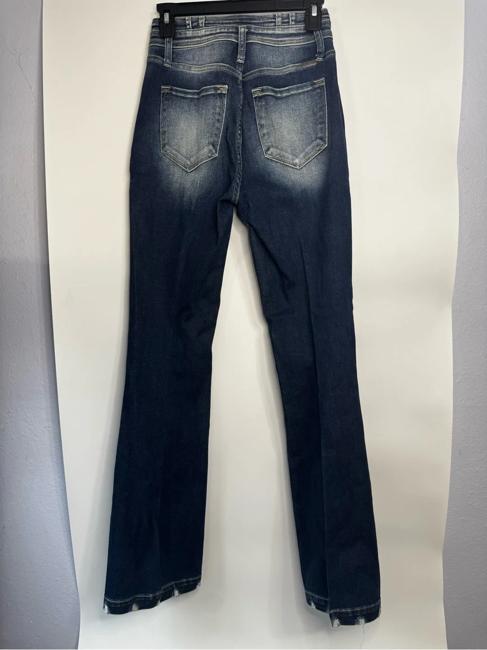 Women's Dark Wash Flared Jeans - Classic Indigo